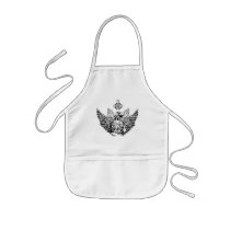 Raptor Jesus Loves You aprons by strk3 Raptor Jesus Loves You aprons