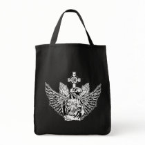 Raptor Jesus Loves You bags