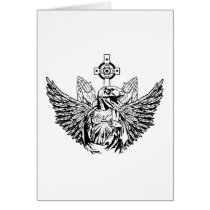 Raptor Jesus Loves You cards