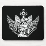 Raptor Jesus Loves You Mousepads
