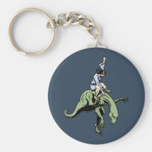 Raptor Rodeo Jesus Key Chains