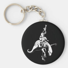Raptor Rodeo Jesus Keychains