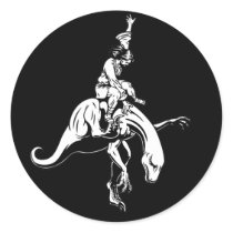 Raptor Rodeo Jesus Sticker