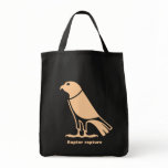 Raptor vector bird shopping bag 'Raptor rapture'