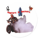 Raptors & Rockets Burnout stickers