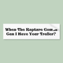 Rapture Garage Sale bumper stickers