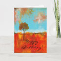 Rapture Happy Birthday Card From Original Painting card