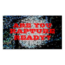 "Rapture Ready" Business Card