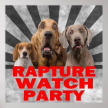 Rapture Watch Party Poster