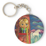 Rapunzel and the Unicorn Keychain Rapunzel and the Unicorn Keychain