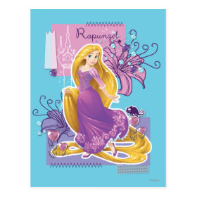 Rapunzel - Artistic Princess Postcard