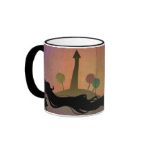 Rapunzel at Sunset Mug mugs