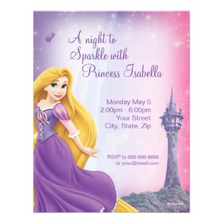 Rapunzel Birthday Invitation