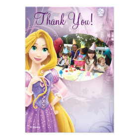 Rapunzel Birthday Thank You Cards Personalized Announcement