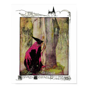 Rapunzel by Anne Anderson Print print