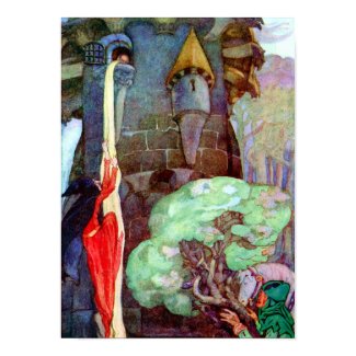 Rapunzel Fairy Tale by Anne Anderson Print print