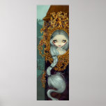 Rapunzel in Rococo gothic fairy tale Art Print
