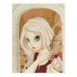 Rapunzel - Steam punk Fairy tale Post Card