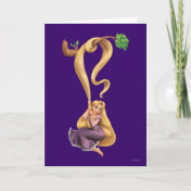 Rapunzel Swinging from Branch 2 Greeting Cards