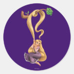 Rapunzel Swinging from Branch 2 Round Sticker