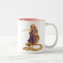 Rapunzel with Paintbrush 2 Coffee Mugs