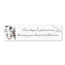 Rapunzel's Very Bad Hair Day bumpersticker Bumper Stickers