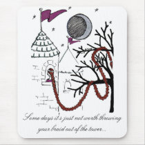 Rapunzel's Very Bad Hair Day mousepad