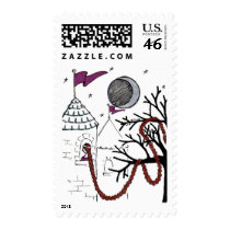 Rapunzel's Very Bad Hair Day postage