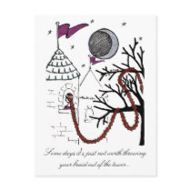 Rapunzel's Very Bad Hair Day postcard by shades_of_light Rapunzel's Very Bad Hair Day postcard