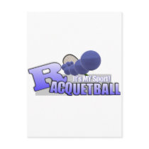 Raquetball My Sport! postcards