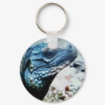Rare blue iguana, keychain by design_girl Rare blue iguana, keychain