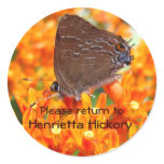 Rare Butterfly 62 Bookplate ~ sticker