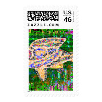 Rare Golden Fish - Creative Arts postage