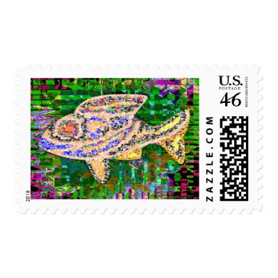 Rare Golden Fish - Creative Arts Stamps by doonagiri