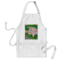 Rare Golden Fish - Fantasy Imaginations Apron