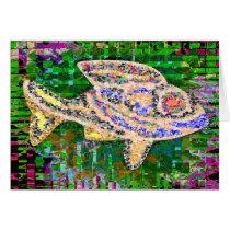 Rare Golden Fish - Fantasy Imaginations Card
