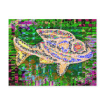Rare Golden Fish - Fantasy Imaginations Postcards