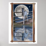 Rare Mustang Filly Horse Fantasy Art Print Poster