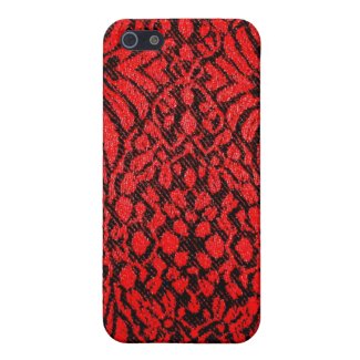 Rare Ruby Red Reptile iPhone Case