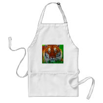 Rare Sumatran Tiger from Indonesia aprons by KahunaLuna Rare Sumatran Tiger from Indonesia aprons