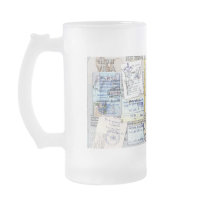 Rare Visa Journey Visa Collage mugs