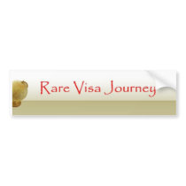 Rare Visa Journey w/globe bumper stickers by rarevisa Rare Visa Journey w/globe bumper stickers