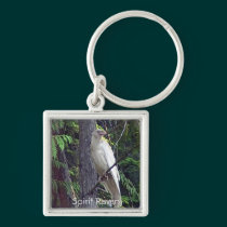 Rare White Raven Keychains