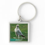 Rare White Raven Keychains