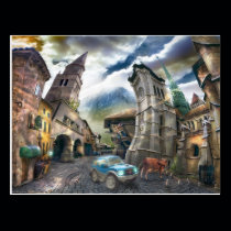 Raro Pueblo - Postcard postcards