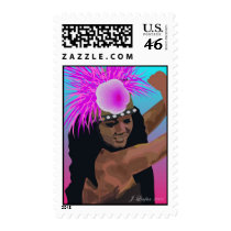 Rarotonga Tamure postage