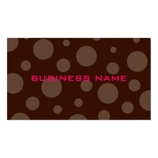 rasberry chocolate bubble, vertical profile cards business card templates (back side)