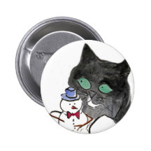 Rascal, Leave the Snowman Alone Buttons
