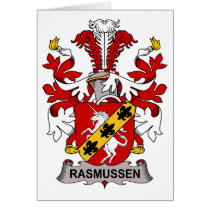 Rasmussen Family Crest cards