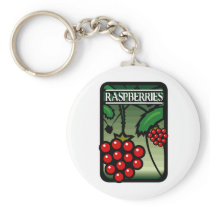 Raspberries Keychains